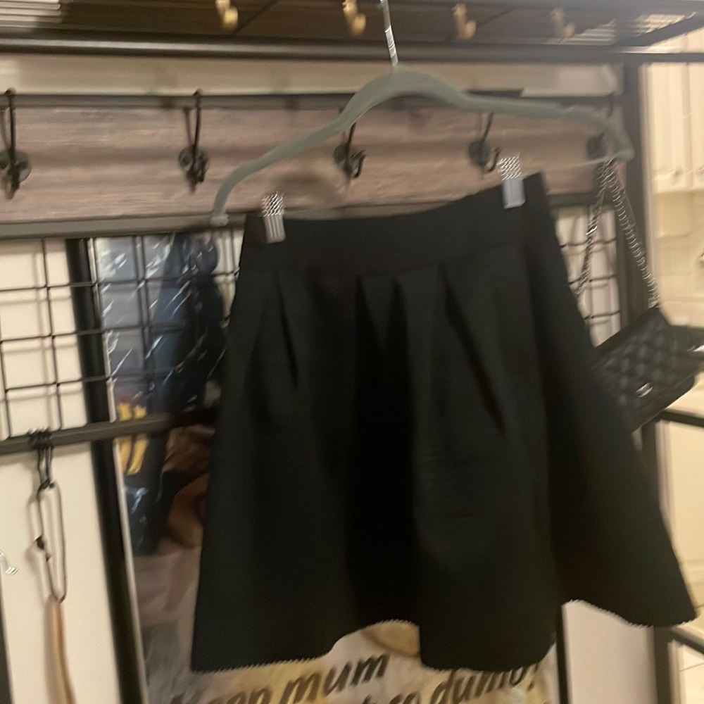 Express Black Bandage Circle Skater Skirt Size XS